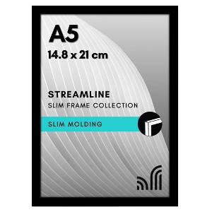 Americanflat A5 Picture Frame, Black - 1 of 4