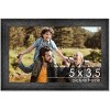 PosterPalooza | 5x3.5 Wide Barnwood Picture Frame, UV Acrylic, 6 Finishes - Grey, Brown, White, and Black - 2 of 4