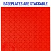 Strictly Briks Classic Stackable Baseplates, For Building Bricks, Bases for Tables, Mats, Basic Colors, 4 Pack, 10x10 Inches - image 3 of 4