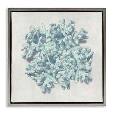Stupell Industries Coral Blue Sea Beach Design, 25" x 25"