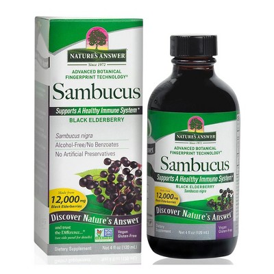 Nature's Answer Sambucus Original Immune Support Supplement : Target