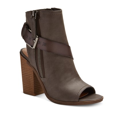 Peep toe hotsell booties target