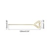 Unique Bargains Reusable Drink Appetizer Stainless Steel Heart Head Cocktail Picks 5" 9 Pcs - 2 of 4