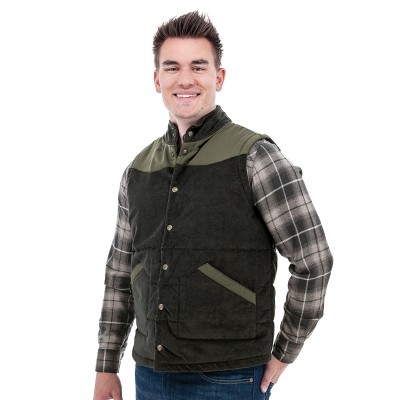 Old Ranch Brands Men's Reese Quilted Cord Vest