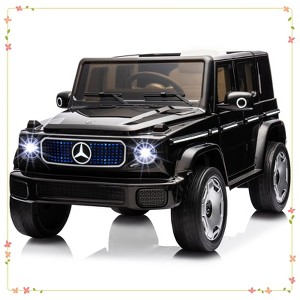 12V Kids Ride On Car, Licensed Mercedes-Benz EQG Electric Car Battery Powered w/Parent Remote Control - 1 of 4