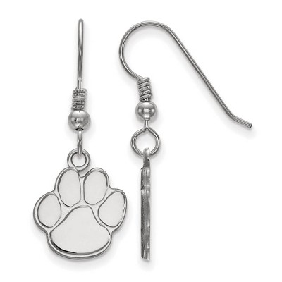 Black Bow Jewelry Sterling Silver Auburn Tigers NCAA Dangle Earrings