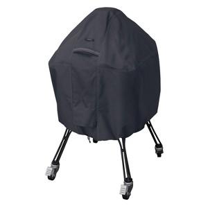 Classic Accessories 27" Ravenna Water Resistant Kamado Grill Cover - Black - 1 of 4