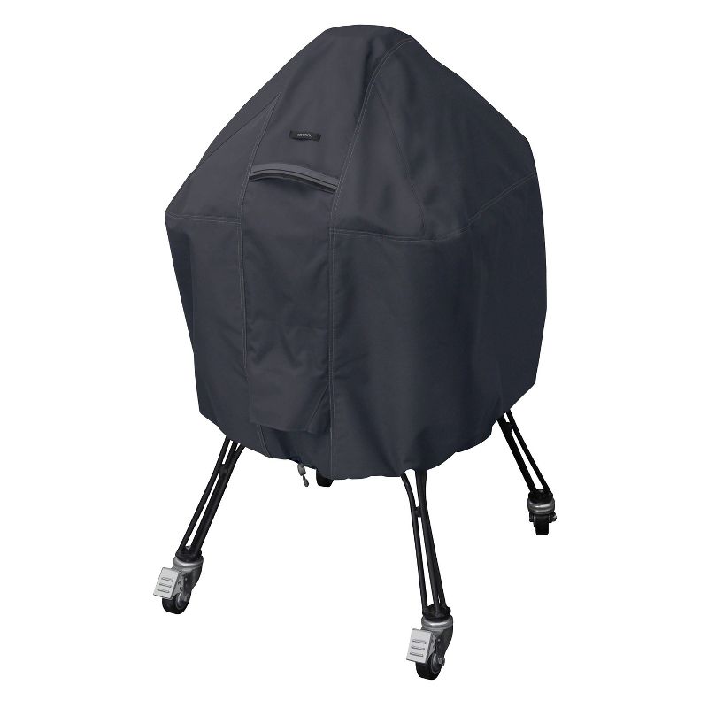 Classic Accessories 27&#34; Ravenna Water Resistant Kamado Grill Cover - Black, 1 of 9