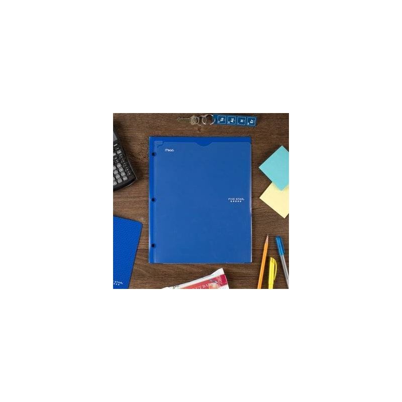 Mead Five Star 2 Pocket Plastic Folder (Colors May Vary), 5 of 14