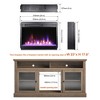 NAYSAYE Indoor Fireplace Freestanding Insert with Overheat Protection and Efficient Warmth for Living Room, Black, 23.98"*5"*18.1" - 3 of 4