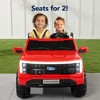 Best Choice Products Kids 24V Ride On Truck Officially Licensed Ford Lightning w/ Remote, LED Lights, 2 Speeds - 3 of 4
