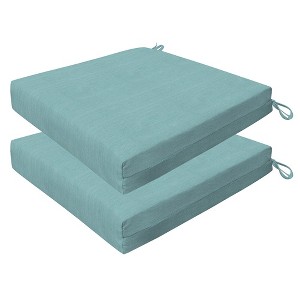 Honeycomb Outdoor Premium Dining Seat Cushion  (2-Pack) - 1 of 4