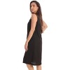 Dreamcrest Womens Sleeveless Nightgown with Lace Trim – Comfortable Sleepwear Pajamas – Solids & Prints - 2 of 3