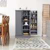 Yaheetech 41" H Kitchen Pantry Storage Pantry Cupboard for Kitchen - image 2 of 4