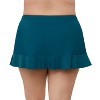 Aqua Green, Women's Ruffle Skirted Bottom - 3 of 3