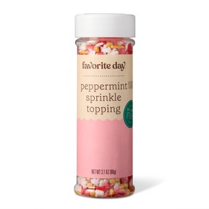 Holiday Peppermint Flavored Sprinkles - 3.1oz - Favorite Day™ - 1 of 3