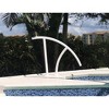 Saftron Triton 30"x35.75" High Impact Marine Grade Aluminum Pool Handrail, White - 2 of 4