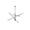 Elegant Lighting Axel 6 Lights Black Pendant - 4 of 4