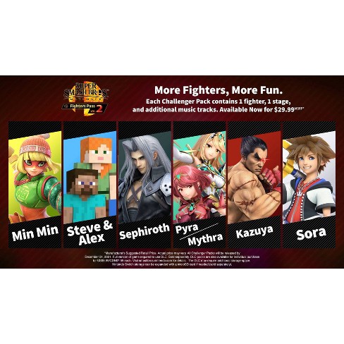 Super Smash Bros. Ultimate: 2 - Volume (digital) Fighters Target Switch Nintendo Pass 