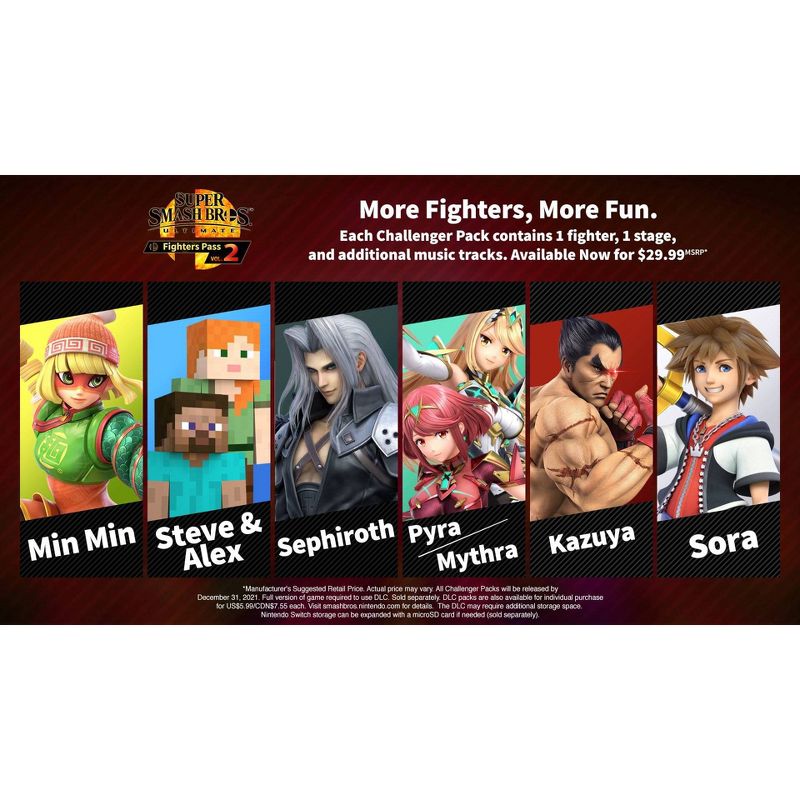 Super Smash Bros. Ultimate: Fighters Pass Volume 2 - Nintendo Switch (Digital), 1 of 2