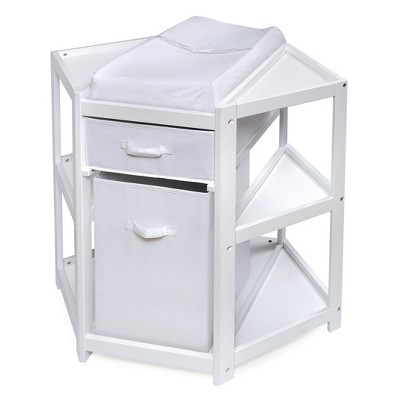 badger basket diaper corner changing table