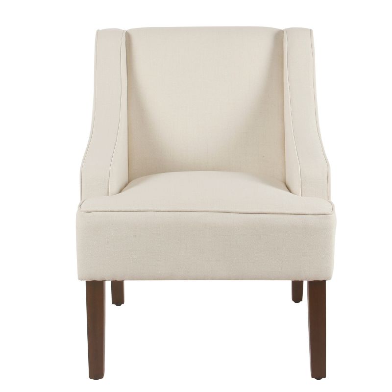 Classic Solid Swoop Arm Accent Chair - Homepop, 1 of 9