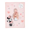 Lambs & Ivy MINNIE MOUSE Picture Perfect Baby Blanket - Pink, Animals, Disney - 2 of 4