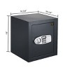 Fireproof Electronic Home Safe, Gray - 2 of 4