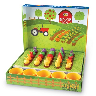 Learning Resources Veggie Farm Sorting Set, 46 Pieces, Ages 3+