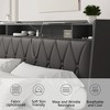ZHUTA Queen Bed Frame with Ergonomic Headboard,Metal Bed Frame Queen Size with Storage Shelf, Noise-Free(Only basic bed frame included) - 4 of 4