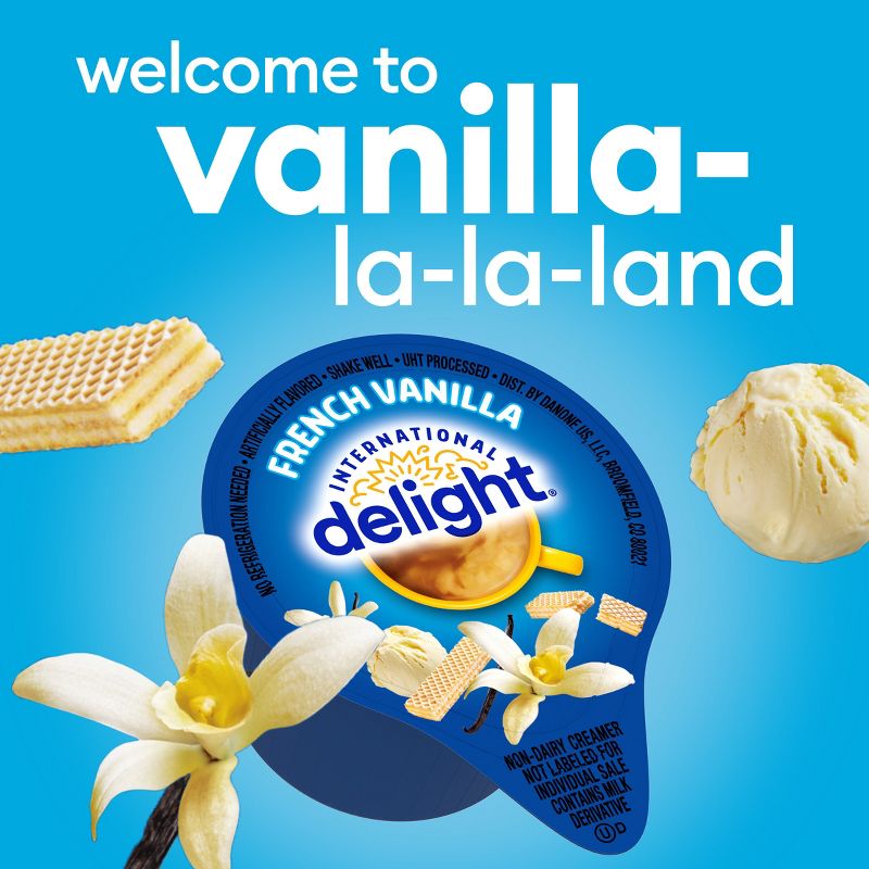 International Delight French Vanilla Coffee Creamer Singles - 24ct/0.44 fl oz, 4 of 13