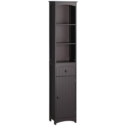 Costway 71'' Tall Tower Bathroom Storage Cabinet Organizer Display - See Details - Black