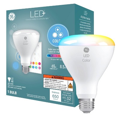 GE LED+ Color Changing BR30 LED Floodlight Bulb