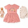 The Juniper Shop Mini Smiley Keep On Smiling Rainbow Infant Dress - 2 of 4