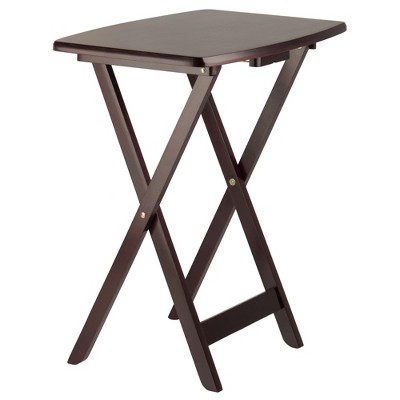 Dylan Espresso Wood 5-Piece Snack Table Set