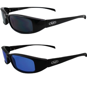2 Pairs of Global Vision Eyewear New Attitude Safety Motorcycle Glasses - 1 of 4