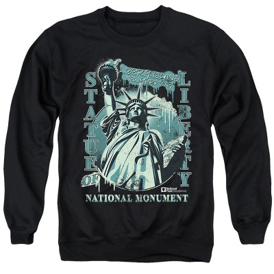 Men's Statue of Liberty National Monument New York City Crewneck Sweatshirt