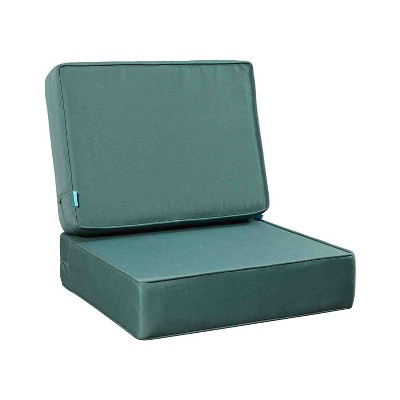 ARTPLAN Deep Seat Outdoor Cushion,Set 24"x24"x6" ,18x24" Bench Outdoor Chair Cushions, for Patio Furniture Square