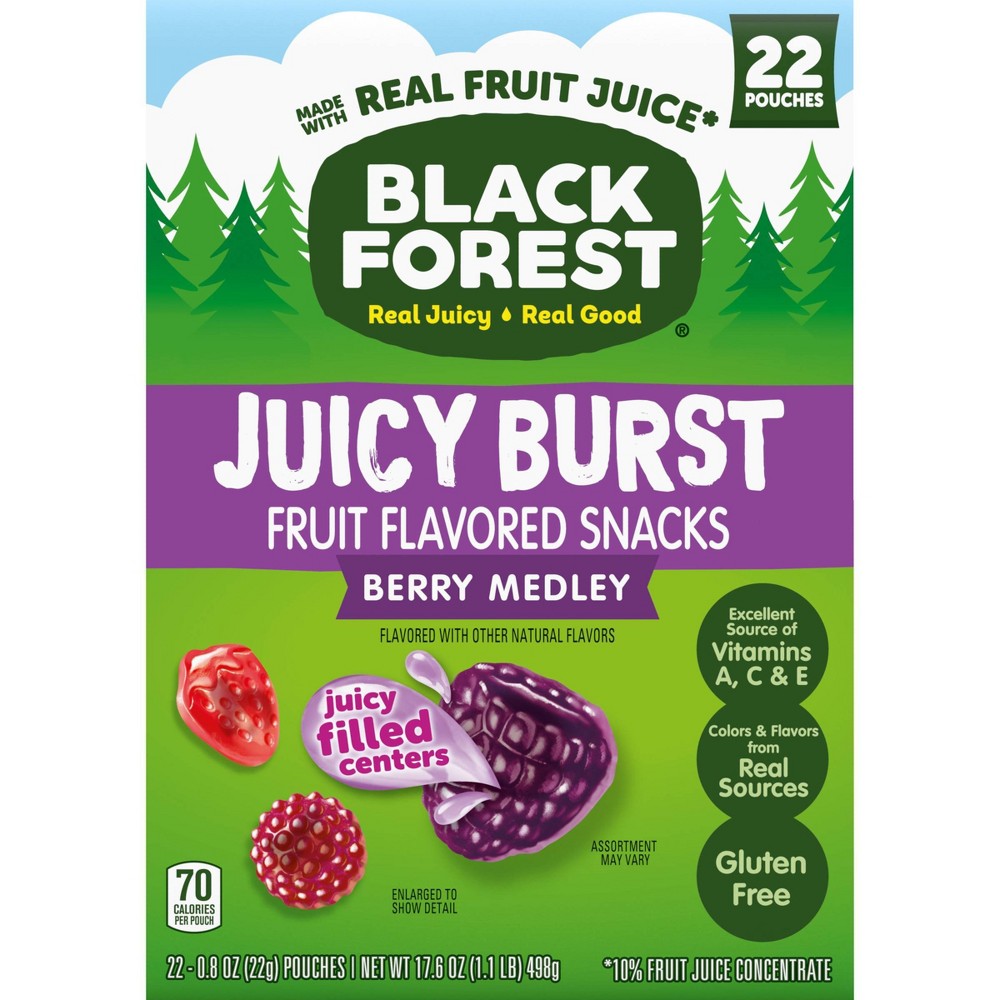 Black Forest Fruit Snacks Berry Medley Fruit Snacks - 17.6oz/22ct