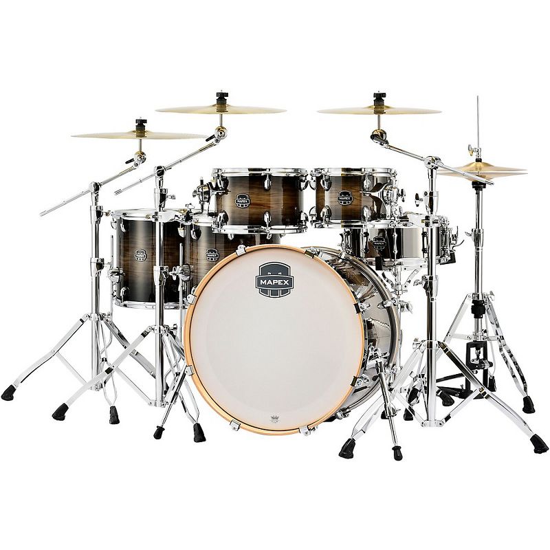 Mapex Armory Series Exotic Studioease Fast Shell Pack With 22" Bass Drum Black Dawn, 3 of 4