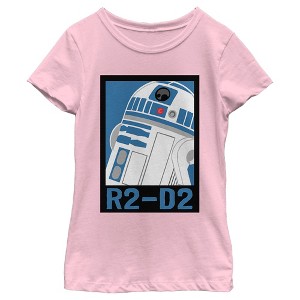 Girl's Star Wars: A New Hope Galaxy of Adventures R2-D2 Frame T-Shirt - 1 of 4
