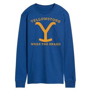 Men's - Yellowstone - Wear The Brand Y Long Sleeve Graphic T-Shirt - 1 of 4