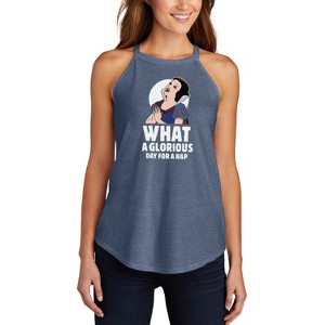 Women's - Disney Princess - Snow White Nap Graphic High Neck Tank - 1 of 3