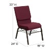 Emma and Oliver 18.5"W Church/Reception Guest Chair with Book Rack - 4 of 4