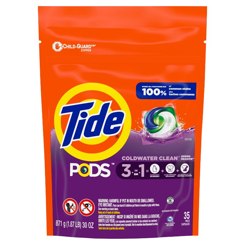 Tide Pods Laundry Detergent Pacs - Spring Meadow , 2 of 11