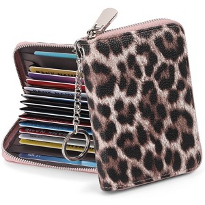 FATMOON Women’s RFID Blocking Wallet –Bifold Leather Wallet for Women with Card Slots,ID Window & Zipper Coin Purse for Everyday Use,Travel,Work - 1 of 4