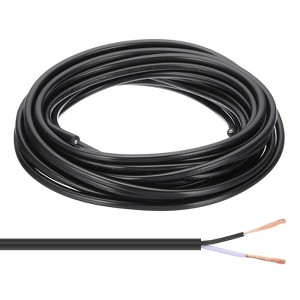 Unique Bargains Tinned Copper Insulated Heat Resistant PVC Covered 300V SVT Round Wire 18AWG - 1 of 4
