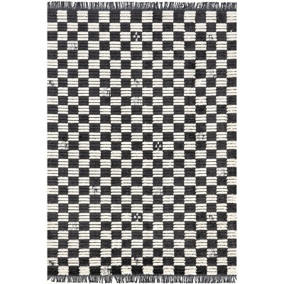 Nuloom Pania Contemporary Checkered Fringe Indoor Area Rug