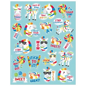 Eureka Fruit Zebras Fruit Punch Scented Stickers, Pack of 80 (Pack of 6) - 1 of 1