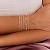 Gold Bracelets for Women, 14K Dainty Gold Plated Stackable Bracelets for Women Trendy Waterproof CZ Tennis Bracelet Set - 2 of 4